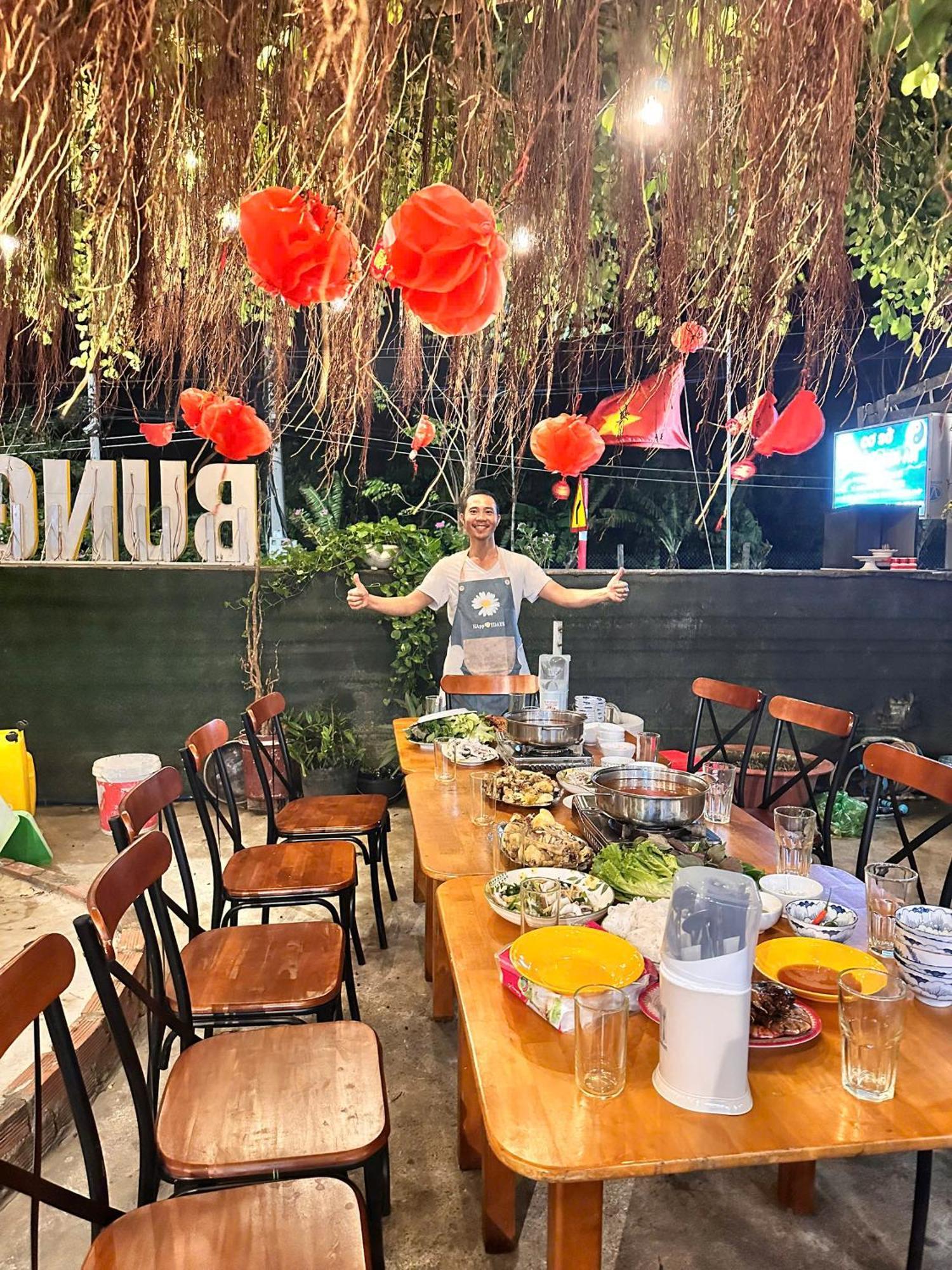 Bungalow Hotel Chi Khu Co Ong Zewnętrze zdjęcie